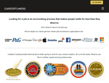 Tablet Screenshot of careertuners.com